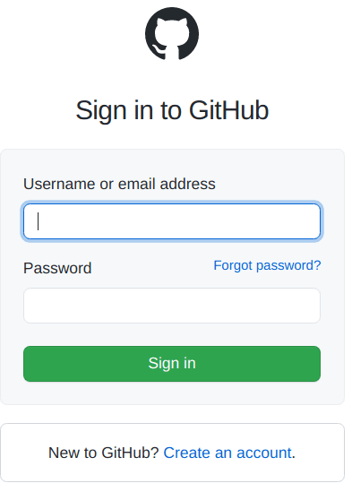 GitHub Login