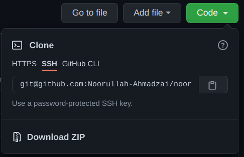 Clone with SSH